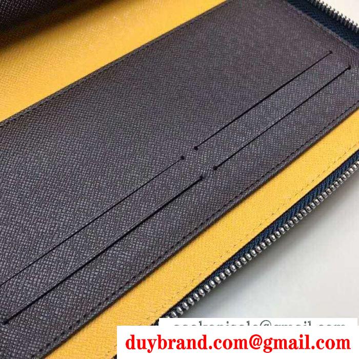 Louis vuitton zippy organiser メンズ ジップ長財布 ルイヴィトン コピー ジッピーオーガナイザー ネイビー 日本未入荷 最安値