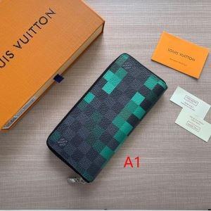 Louis Vuitton Louis Vuitton nam ZIP Long Fellet Sản phẩm phổ biến phổ biến Corde 3 màu Chọn N60170