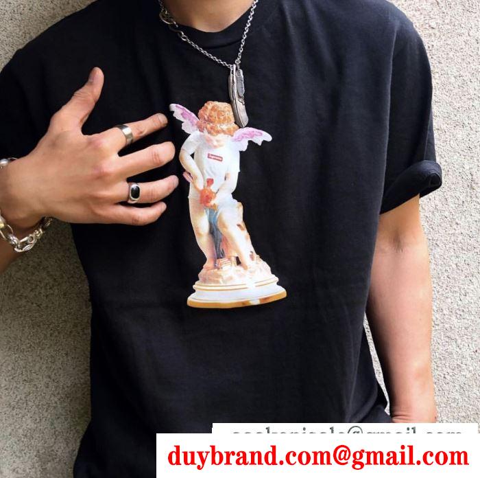 人気ファッション雑誌でも掲載 supreme 19ss cupid tee tシャツ/半袖 5色可選