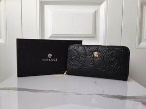 Versace Versace nam Zip Long Fearsing Xử lý black nổi tiếng nhất mùa này