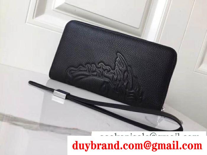 VERSACE ヴェルサーチ 財布 コピー ジップ長財布 春夏期間限定セール！ 大人気 エンボス 通勤通学 大容量 ブラック 日常