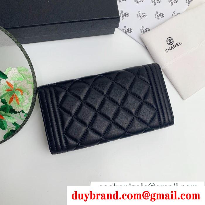  レディース 長財布 コピー 世界中で注目された大人気コレクション boy chanel ブラック a80286y0765994305