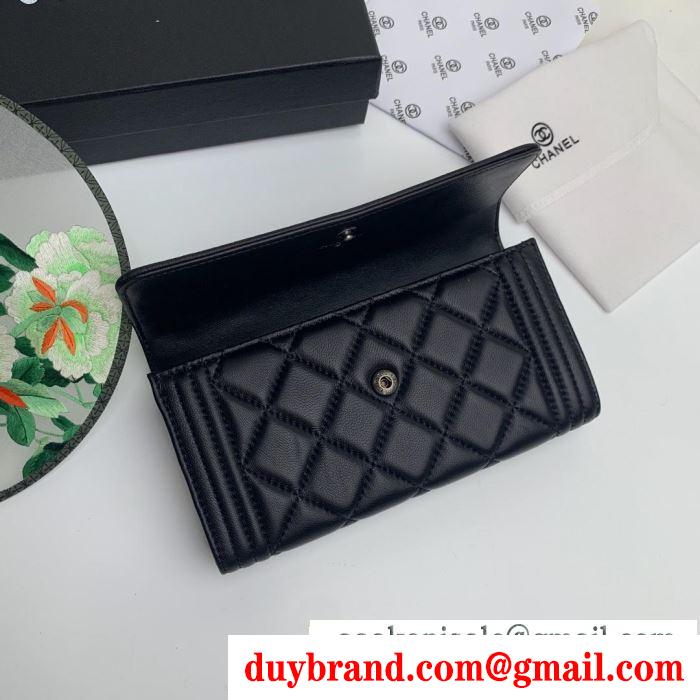  レディース 長財布 コピー 世界中で注目された大人気コレクション boy chanel ブラック a80286y0765994305