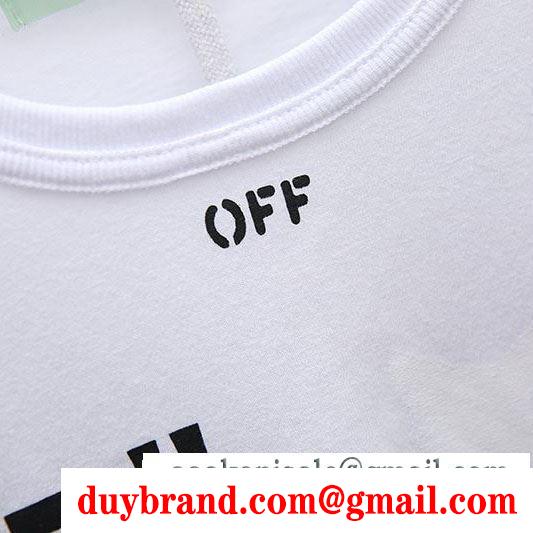Off-White オフホワイト  19年トレンド春夏もお世話に  ウェアに取り入れるのが今季流  半袖Tシャツ