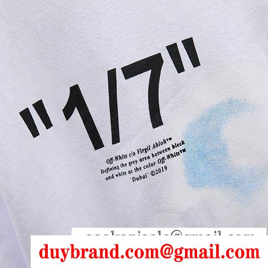 Off-White オフホワイト  19年トレンド春夏もお世話に  ウェアに取り入れるのが今季流  半袖Tシャツ
