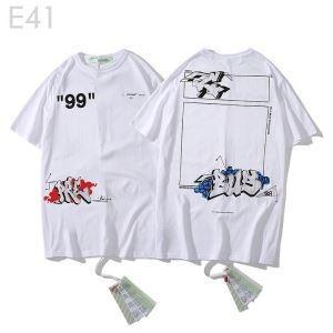 Áo phông ngắn tay 2019 Mùa xuân / Mùa hè vật phẩm giá rẻ ngoài màu trắng ngoài màu trắng _off-White Off-White_ Brand Super (lớn nhất )