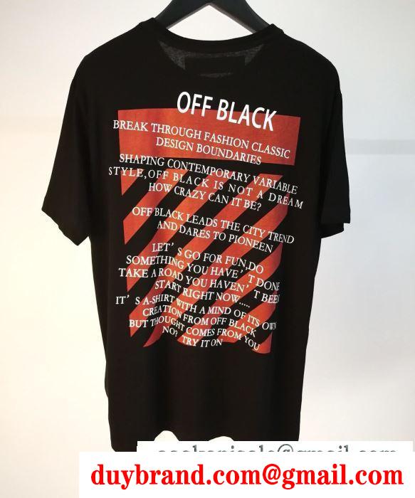 Off-White オフホワイト  2019SSトレンドのチェック  お目立ち度の高い新品  半袖Tシャツ
