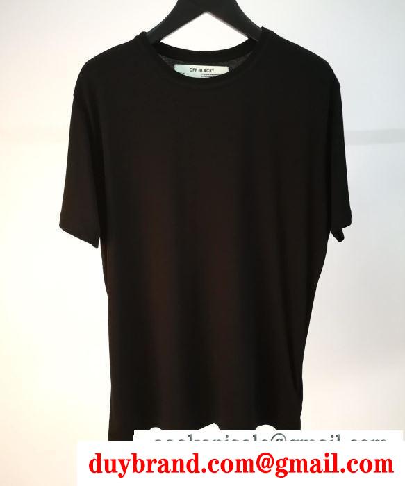 Off-White オフホワイト  2019SSトレンドのチェック  お目立ち度の高い新品  半袖Tシャツ