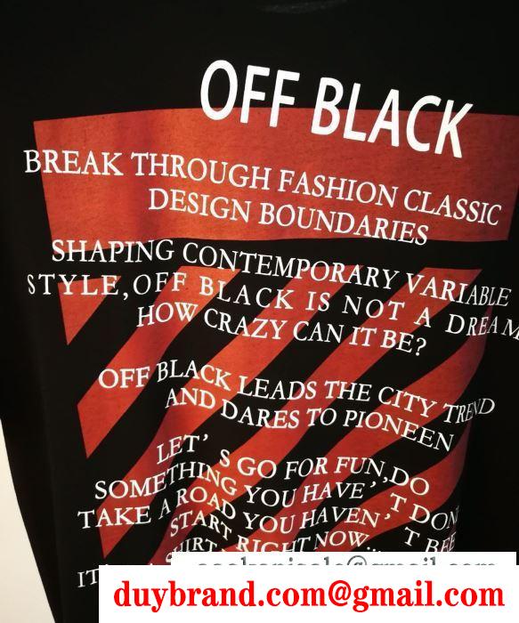 Off-White オフホワイト  2019SSトレンドのチェック  お目立ち度の高い新品  半袖Tシャツ