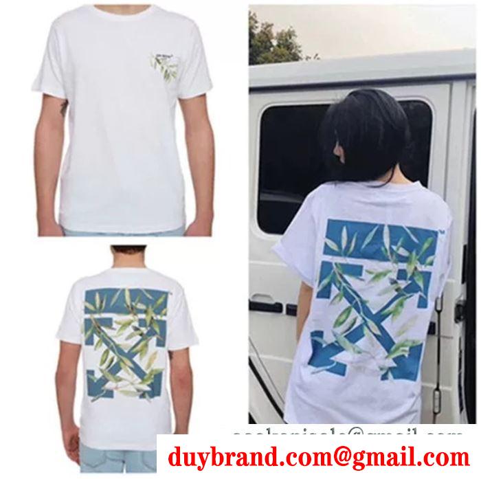 Off-White オフホワイト  半袖Tシャツ  2019春新色コスメ人気ブランド  抜け感のあるスタイルが完成