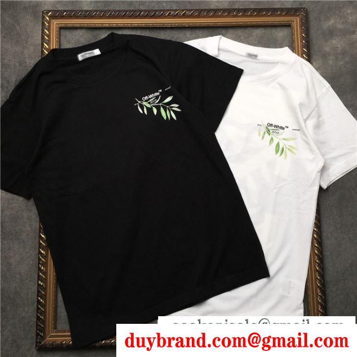 Off-White オフホワイト  半袖Tシャツ  2019春新色コスメ人気ブランド  抜け感のあるスタイルが完成
