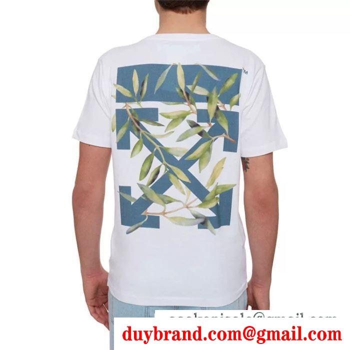 Off-White オフホワイト  半袖Tシャツ  2019春新色コスメ人気ブランド  抜け感のあるスタイルが完成