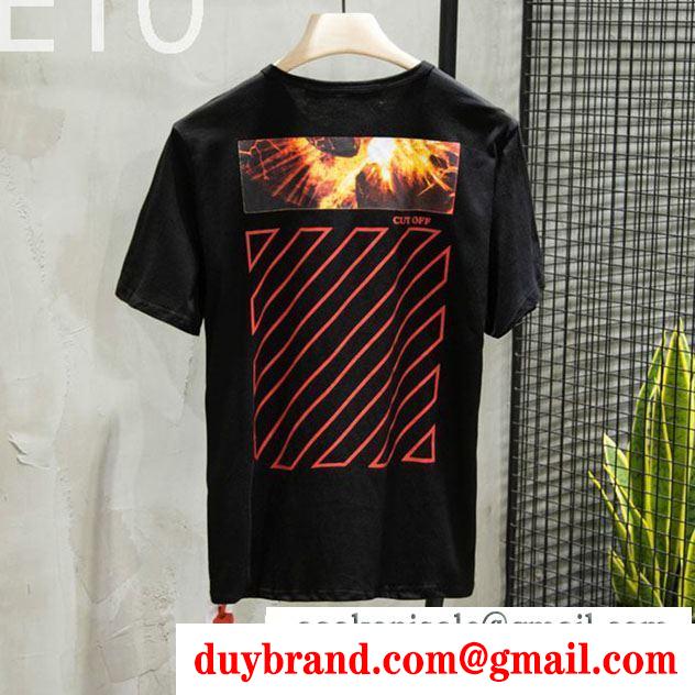 半袖Tシャツ  2019年の流行る美品  Off-White オフホワイト  爆発的人気オシャレ度がアップ