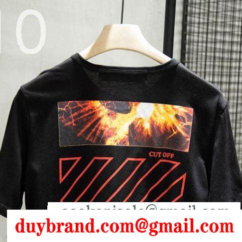 半袖Tシャツ  2019年の流行る美品  Off-White オフホワイト  爆発的人気オシャレ度がアップ