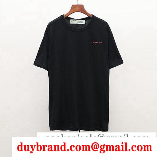Off-White オフホワイト  半袖Tシャツ  2019年春夏コレクションに見る  春夏シーズン継続トレンド新着