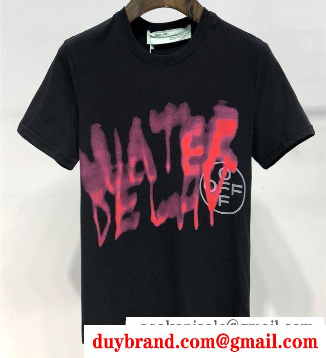 2019春夏の必須アイテム  半袖Tシャツ  Off-White オフホワイト  セレブが今シーズン手に入れ