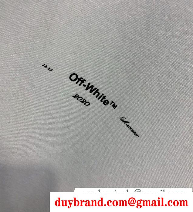 Off-White オフホワイト  ストリートに溢れるウェア  2019春夏に人気のトレンド新作  半袖Tシャツ
