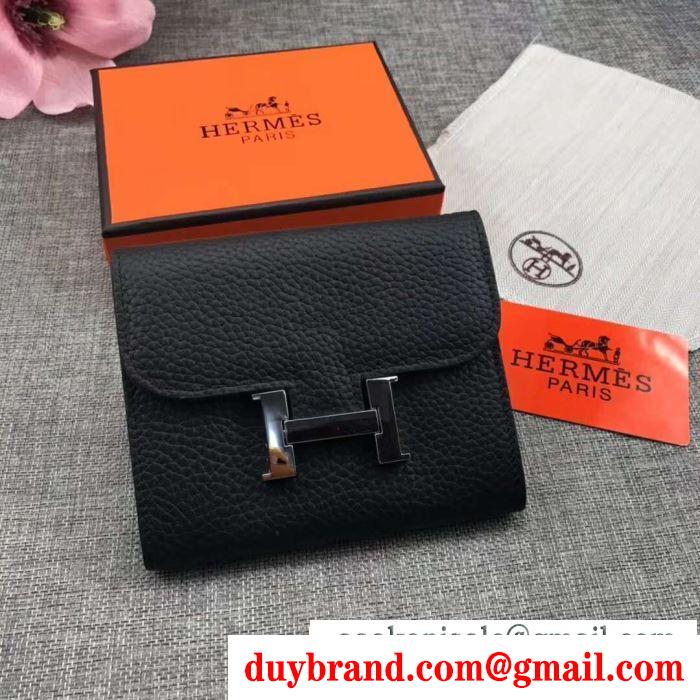 HERMES レディース 折りたたみ財布 ファッション人が必須！ エルメス コンスタンス カジュアル ソフト コピー 最低価格