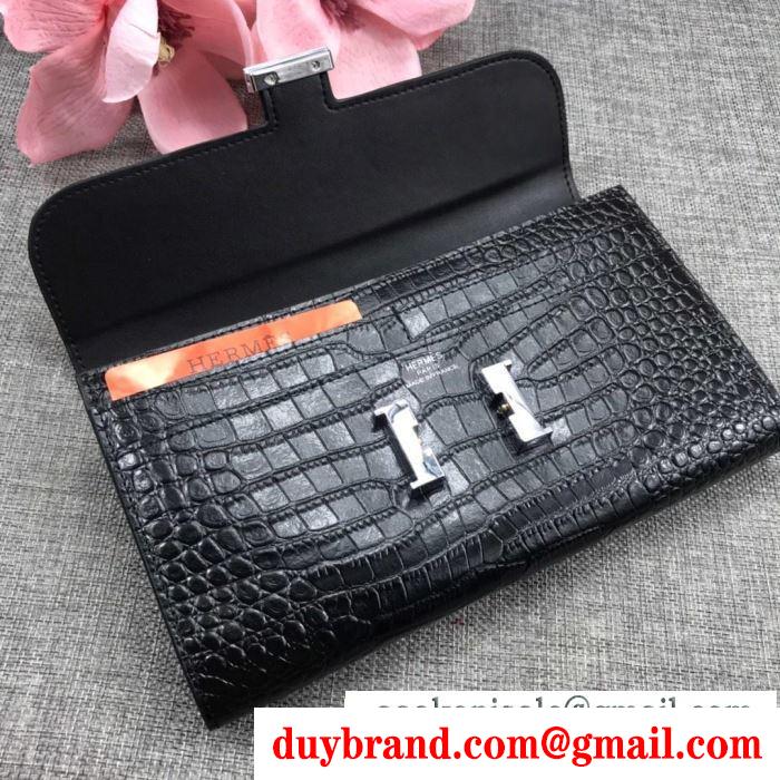 HERMES エルメス レディース ロングウォレット ファッションの最先端コレクション コンスタンス 6色可選 コピー 最安値