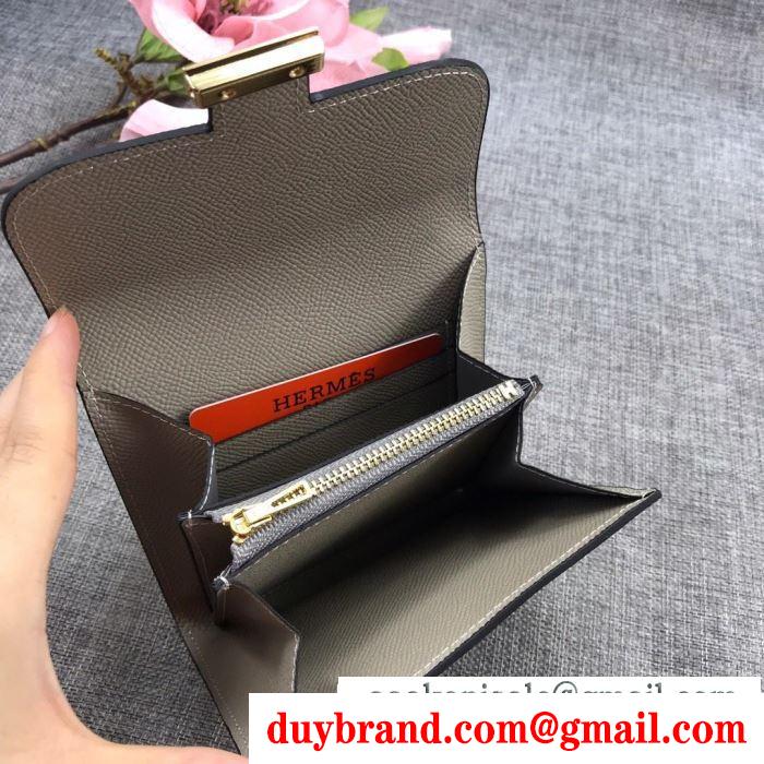 HERMES エルメス 財布 スーパーコピー レディース 折りたたみ財布 最新の注目ファッショントレンド 日常 多色可選 激安