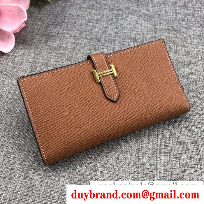 エルメス ロングウォレット スーパーコピー 今季で一番オススメな春夏新品 hermes ファッション ベアン 多色選択可 最安値
