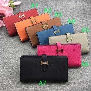 Ví dài Hermes mùa này được đề xuất mùa xuân / hè mới của Hermes Fashion Bean nhiều màu là giá thấp nhất