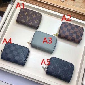 Louis Vuitton Wallet Wallet Men's Zipper Bộ sưu tập Louis Vuitton 5 màu có thể lựa chọn Giá thấp nhất có thể lựa chọn