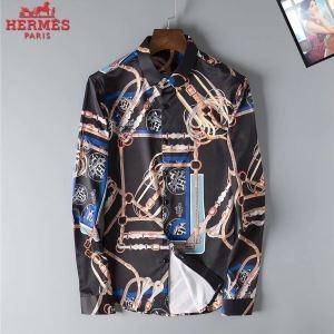 Hermes Hermes 2019 Màu sắc mới phổ biến xuất hiện trong áo sơ mi / mùa hè làm mới phong cách_hermes_ Thương hiệu giá rẻ 