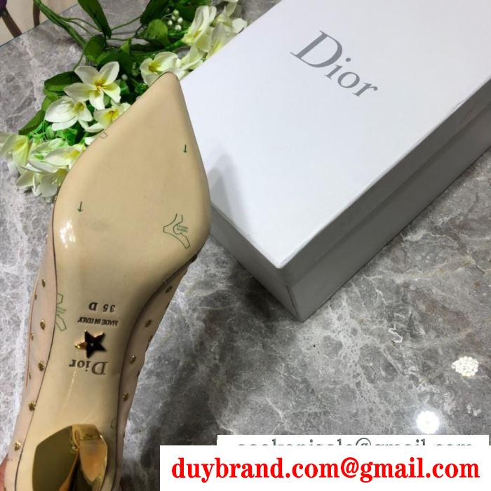 Dior レディース ハイヒール オシャレさんがきっとお気に入るモデル コピー ディオール d-sculpture 通勤通学 ２色可選 激安