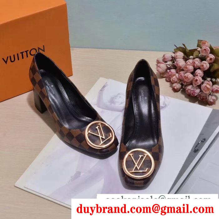 Louis vuitton ルイヴィトン レディース パンプス 有名人にも愛用された大人気アイテム マドレーヌ コピー ブラック モノグラム 激安