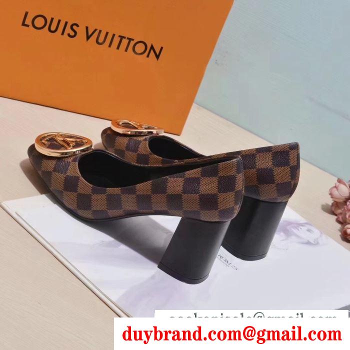 Louis vuitton ルイヴィトン レディース パンプス 有名人にも愛用された大人気アイテム マドレーヌ コピー ブラック モノグラム 激安