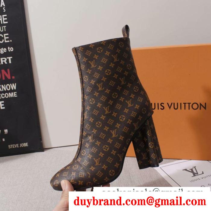 ルイヴィトン louis vuitton レディース ブーツ 今季で話題沸騰中の定番モデル シルエット モノグラム コーデ コピー 1a5nxk