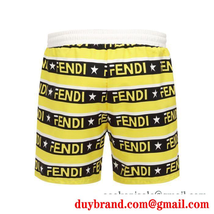 注目ブランドスタイル良く見せ  フェンディ FENDI  ブランド ジーンズ  2019夏もゆったり着こなし