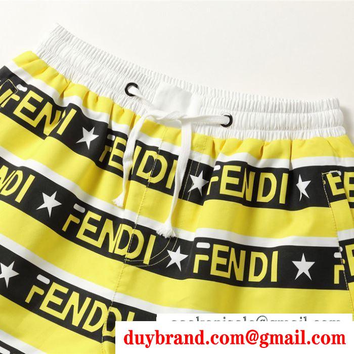 注目ブランドスタイル良く見せ  フェンディ FENDI  ブランド ジーンズ  2019夏もゆったり着こなし