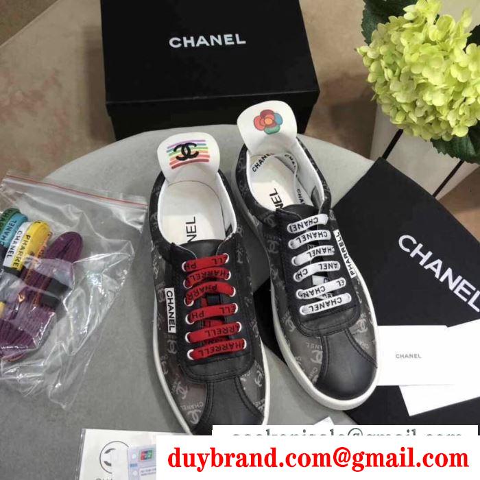 2019新定番人気セール  chanel カジュアルシューズ 2色可選 注目ブランドスタイル良く見せ
