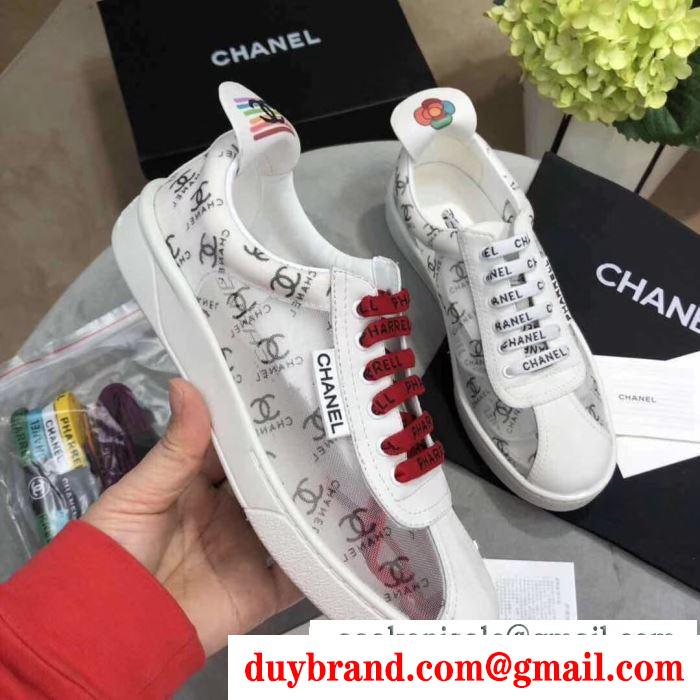 2019新定番人気セール  chanel カジュアルシューズ 2色可選 注目ブランドスタイル良く見せ