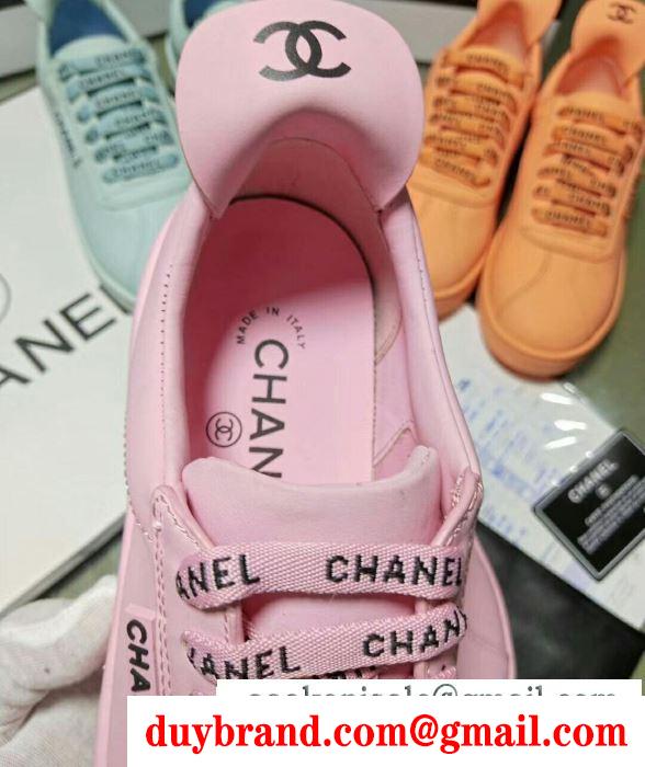 2019SSコレクションに新着 おしゃれ度をupする新着  chanel カジュアルシューズ 4色可選
