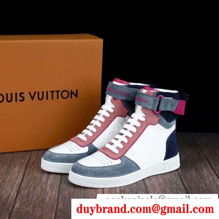 ルイ ヴィトン louis vuitton ハイトップシューズ 2色可選 2019ssコレクションに新着 ブランドスタイルが継続的に人気