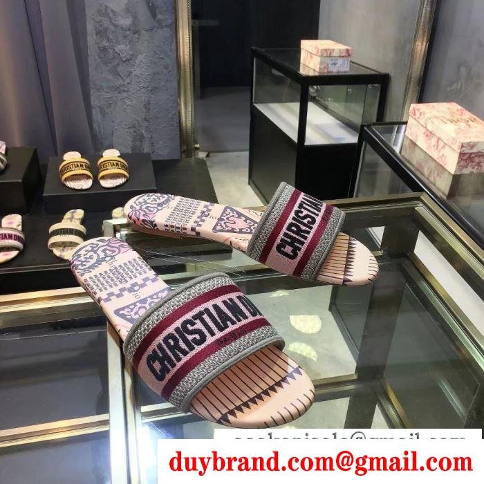 Dior ディオール レディース サンダル 日本もまだ未入荷アイテム！先行入荷！コピー dway ５色可選 日常 コーデ kcq209ekl_s21h