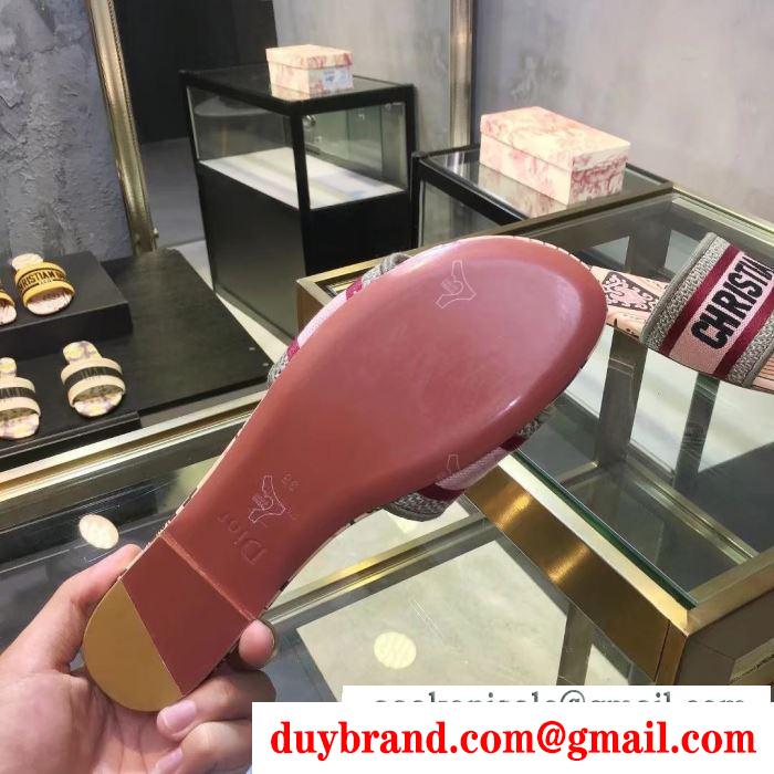 Dior ディオール レディース サンダル 日本もまだ未入荷アイテム！先行入荷！コピー dway ５色可選 日常 コーデ kcq209ekl_s21h