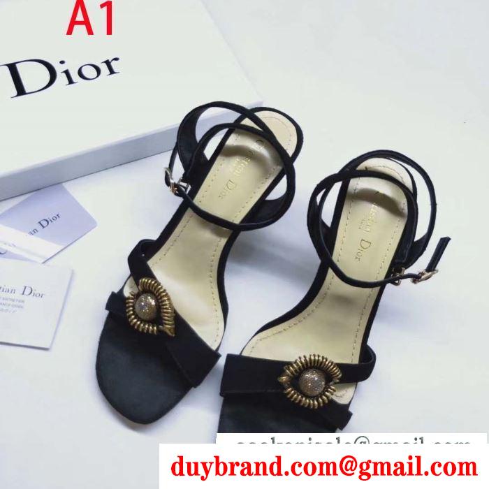 ディオール dior レディース サンダル 抜群な存在感があるアイテム コピー surreal-d 大人気 ブラック グレー 最低価格