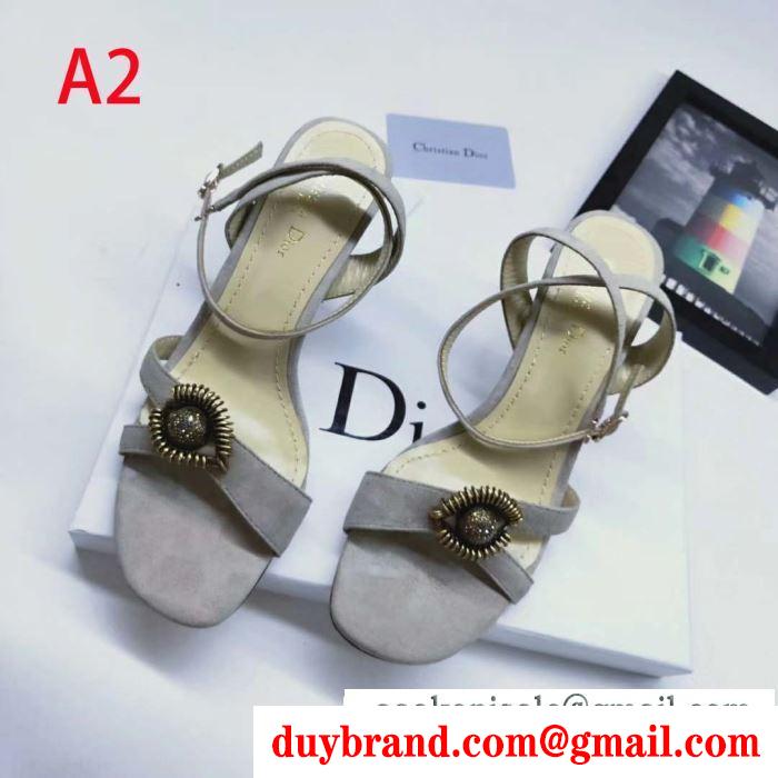 ディオール dior レディース サンダル 抜群な存在感があるアイテム コピー surreal-d 大人気 ブラック グレー 最低価格