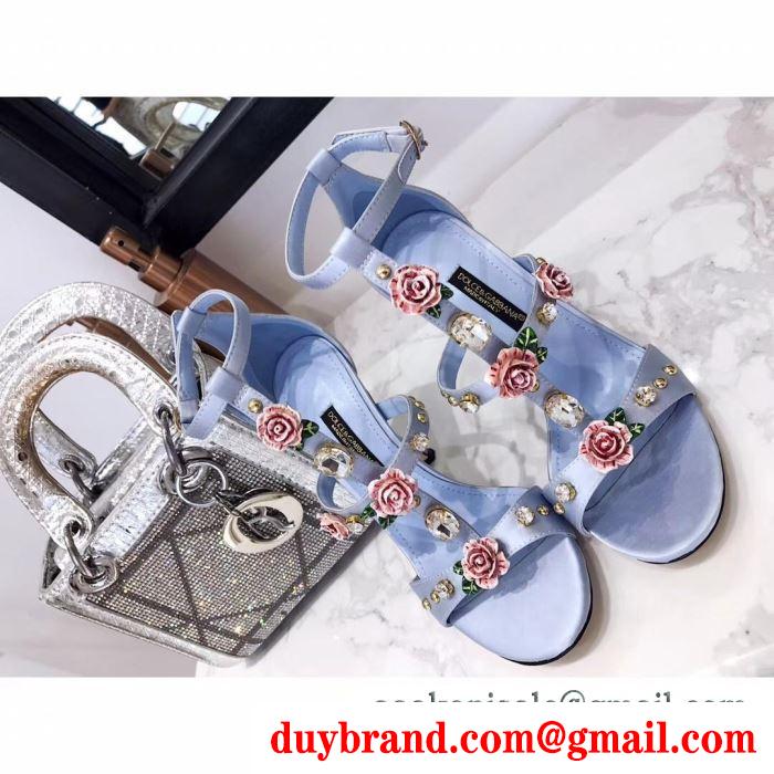 ドルガバ サンダル レディース ファッションの最先端！入手困難！スーパーコピー dolce&gabbana ２色可選 大人気 激安