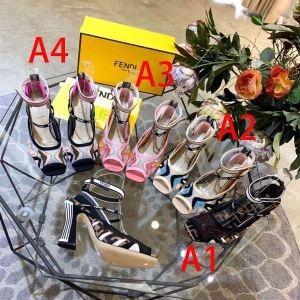 Fendi Sandal Ladies Xu hướng thời trang mới nhất Fendi 4 -Color có thể lựa chọn trường học muốn đi lại ở trường thấp nhất 8x6910A6RVF16N1