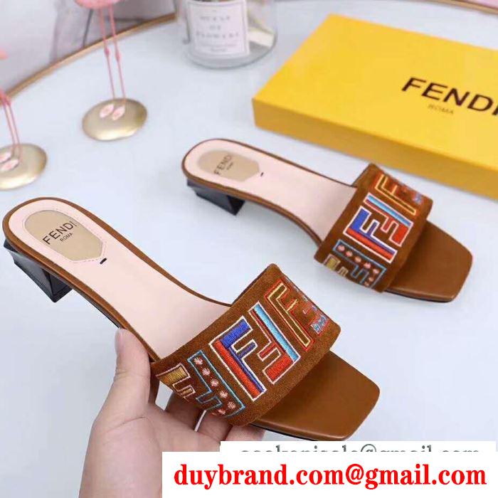 FENDI フェンディ サンダル 新作 春夏で話題沸騰中の限定新品 レディース スーパーコピー ３色可選 カジュアル 品質保証
