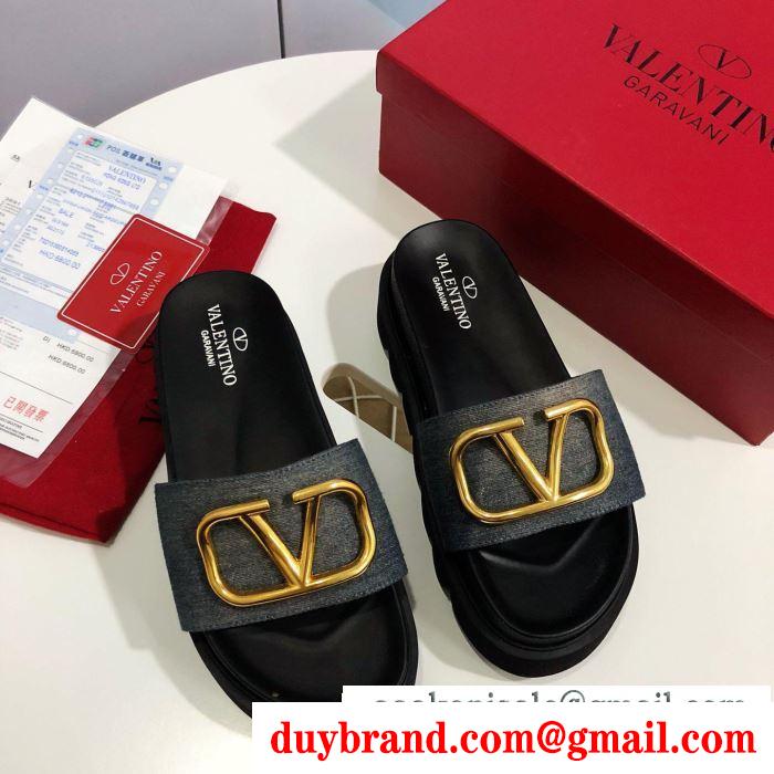 VALENTINO ヴァレンティノ シューズ レディース 絶対に欲しい大人気アイテム ４色可選 コピー カジュアル vロゴ 品質保証