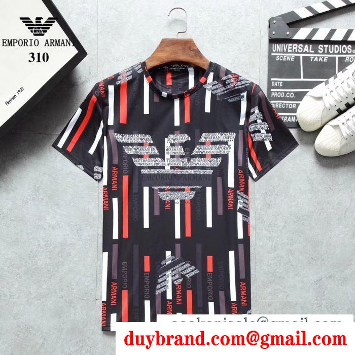 SSコレクション注目ブランド アルマーニ armani 半袖tシャツ 【2019年春夏】人気ブランドの最新