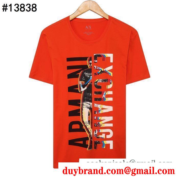 2019春夏の必須アイテム  半袖Tシャツ アルマーニ ARMANI  セレブが今シーズン手に入れ