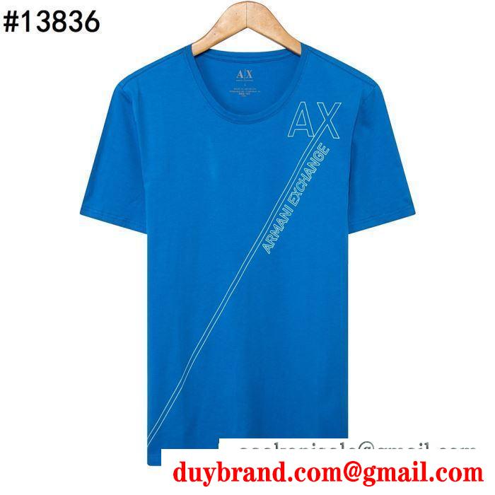 2019春夏の流行ファッション  セレブも夢中ブランド新作  アルマーニ ARMANI  半袖Tシャツ