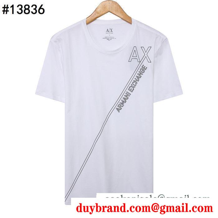 2019春夏の流行ファッション  セレブも夢中ブランド新作  アルマーニ ARMANI  半袖Tシャツ
